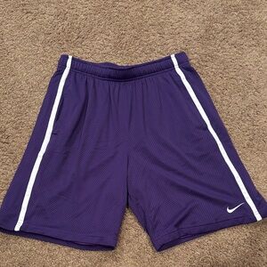 Nike Men's Athletic Shorts in Purple with White Accents